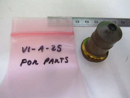 ANTIQUE BRASS SPENCER FOR PARTS OBJECTIVE MICROSCOPE PART AS PICTURED V1-A-25