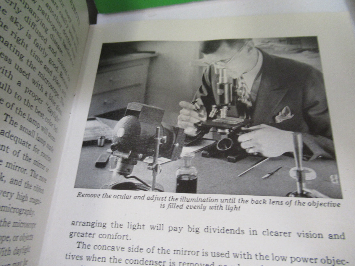 AO SPENCER 1930's BOOKLETS ANTIQUE MICROSCOPE PART AS PICTURED #R1-A-95
