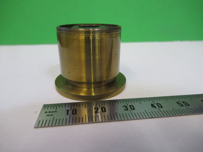 RARE ANTIQUE BRASS BECK LONDON CONDENSER MICROSCOPE PART AS PICTURED W5-B-114