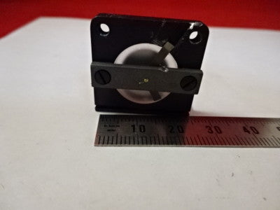 AUS JENA MOUNTED MIRROR OPTICS MICROSCOPE PART AS IS &99-26