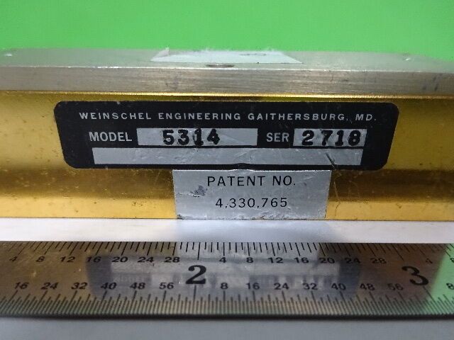 WEINSCHEL VARIABLE ATTENUATOR RF MICROWAVE FREQUENCY AS IS #7B-A-30
