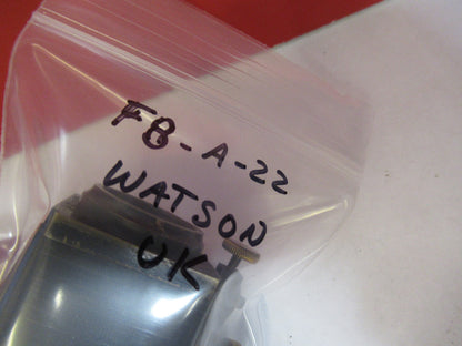 ANTIQUE BRASS WATSON LONDON LENS CAVITY MICROSCOPE PART AS PICTURED F8-A-22