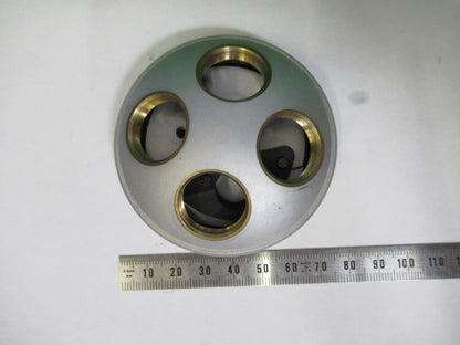 NIKON JAPAN NOSEPIECE MICROSCOPE PART AS PICTURED AS PICTURED W3-C-37