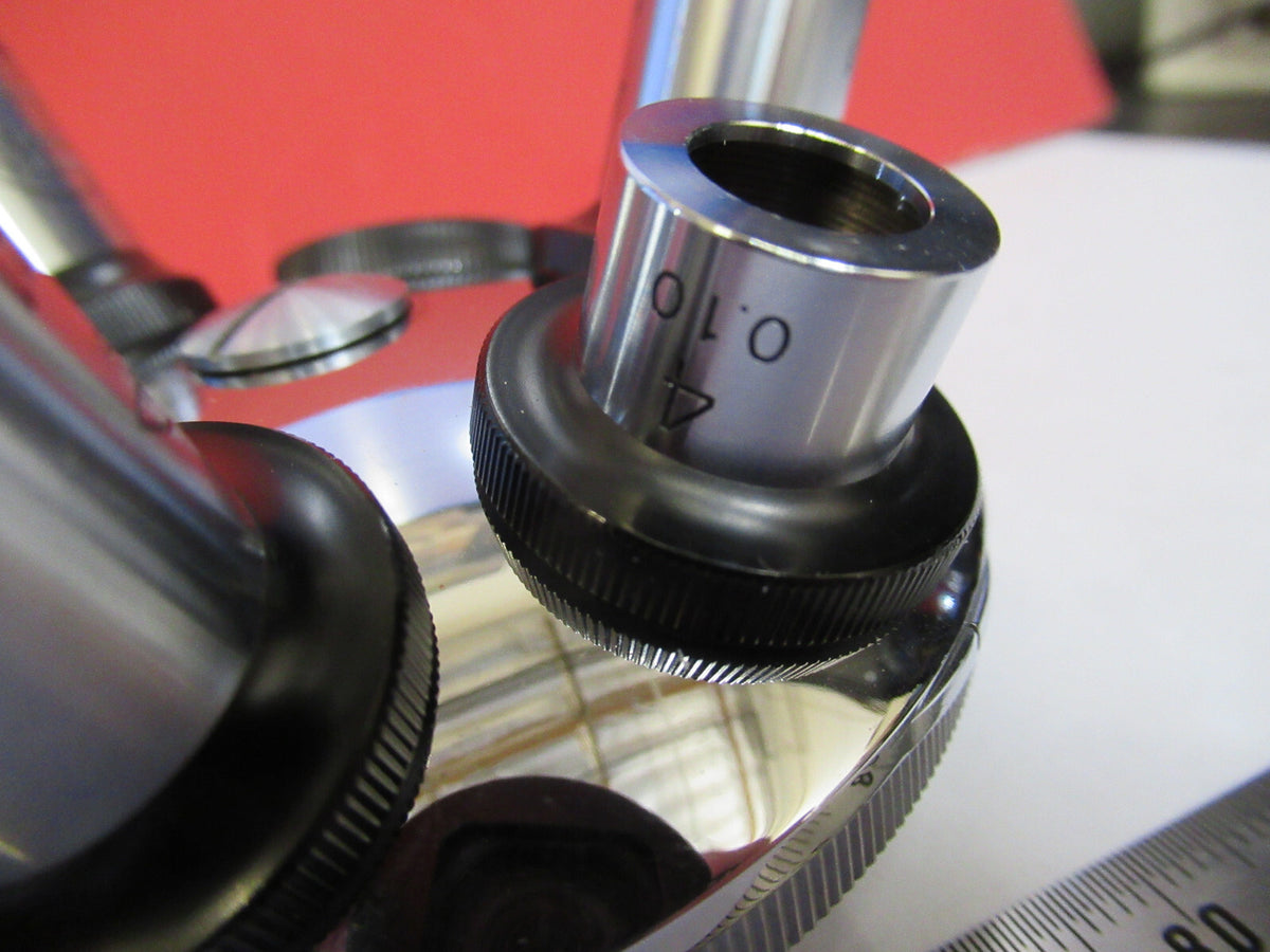 TIYODA JAPAN  NOSEPIECE + 5 OBJECTIVES  MICROSCOPE PART AS PICTURED F8-A-87
