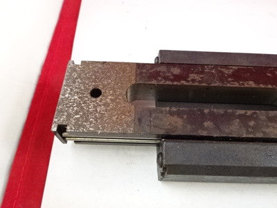 LINEAR POSITIONING SLIDE STAGE TABLE AUTOMATION GAGES AS PICTURED &IL-74-24