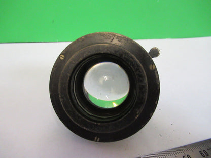 ANTIQUE SPENCER CONDENSER +IRIS ASSEMBLY MICROSCOPE PART AS PICTURED #R9-B-15