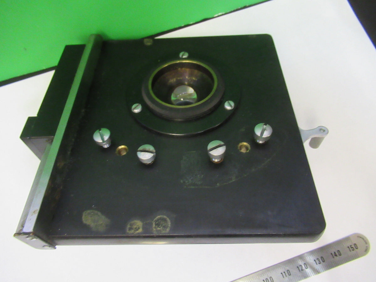 BAUSCH LOMB  STAGE TABLE XY MICROSCOPE PART OPTICS AS PICTURED &F3-B-57