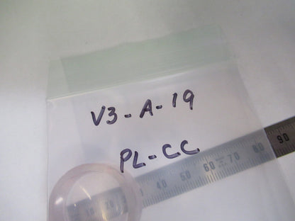 OPTICAL PLANO CONCAVE LENS THICK GLASS MIL SPEC OPTICS AS PICTURED V3-A-19