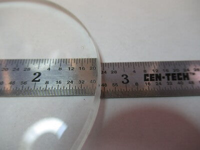 ZEISS GERMANY GLASS STAGE PLATE MICROSCOPE PART OPTICS AS PICTURED &3K-A-68