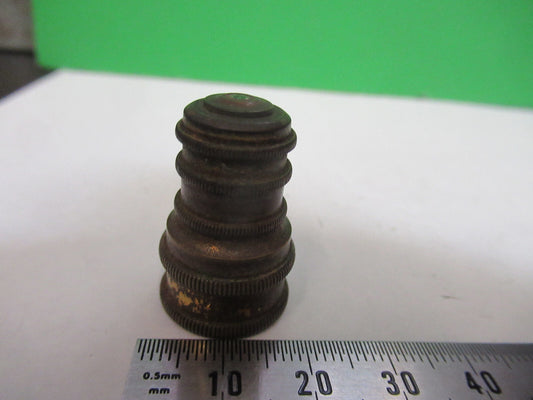 Antique Brass Mini UK Objective Optics Microscope Part