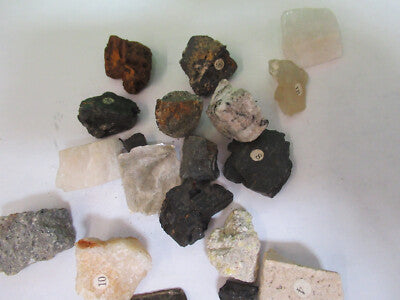 Bag of Minerals Rocks Lot Collection