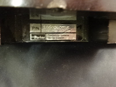LARGE PARKER DAEDAL POSITIONING STAGE VERY HEAVY PART AS IS &IL-74-06
