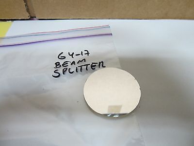ROUND OPTICAL BEAM SPLITTER  LASER OPTICS AS IS BIN#G4-17