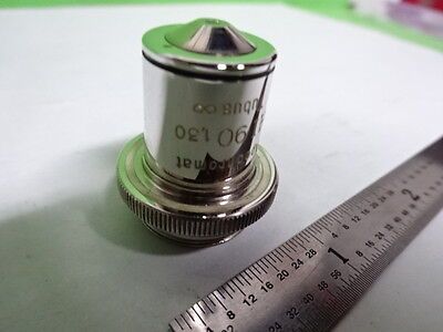 MIKROSKOPTEIL OBJEKTIV CARL ZEISS DEUTSCHLAND APO 90X [schmutzig] OPTIK WIE BESEHEN #AE-24
