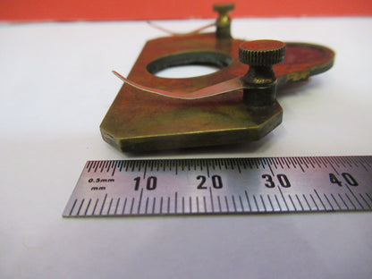 Antique Brass Beck London Rare Stage Table Microscope Part