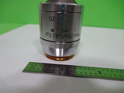 Microscope Polyvar Reichert Leica Objective Plan 20X Epi Dic Optics