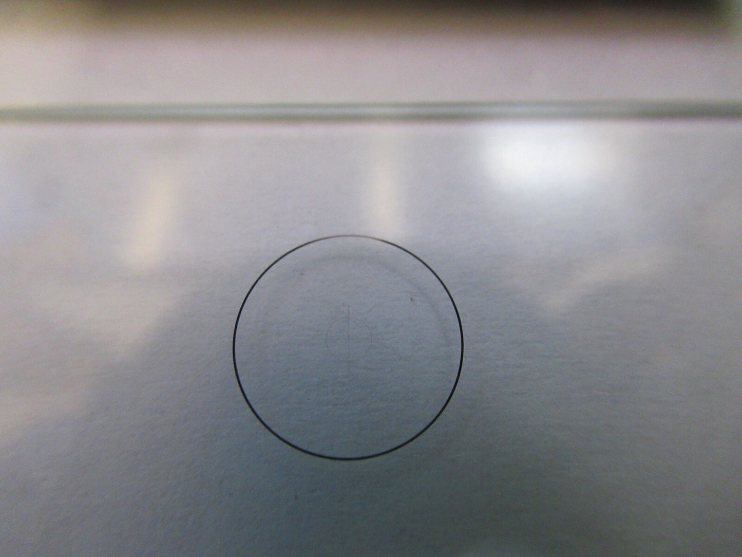 Carl Zeiss AG Germany Crosshair Reticle Lens Microscope Part