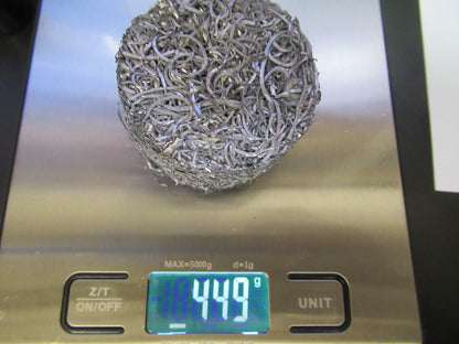 METAL TANTALUM ALLOY 99.5% CHEMICAL ELEMENT 449 GRAMS AS PICTURED #G5-A-38