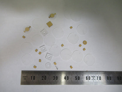Lot Blanks Piezoelectric Quartz Crystal X-y-cut Gold Coated Piezo Sensor