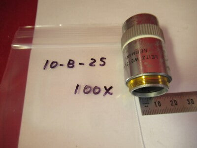 LEITZ OBJECTIVE 100X INFINITY NPL OPTICS MICROSCOPE PART AS PICTURED #10-B-25