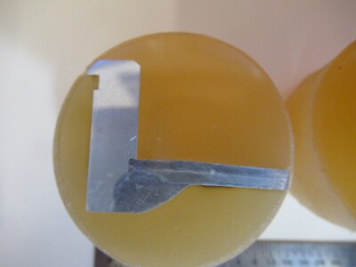 Lot 2 ea METALLOGRAPHIC METAL CROSS SECTION SPECIMEN MICROSCOPY SAMPLE &A7-A-26