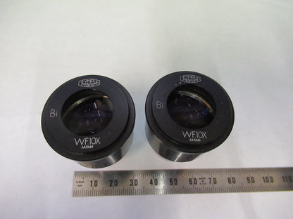 Olympus Japan Pair Wf 10X Eyepiece Ocular Microscope Part