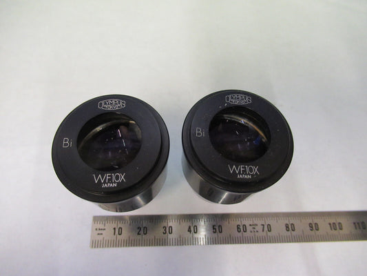 Olympus Japan Pair Wf 10X Eyepiece Ocular Microscope Part