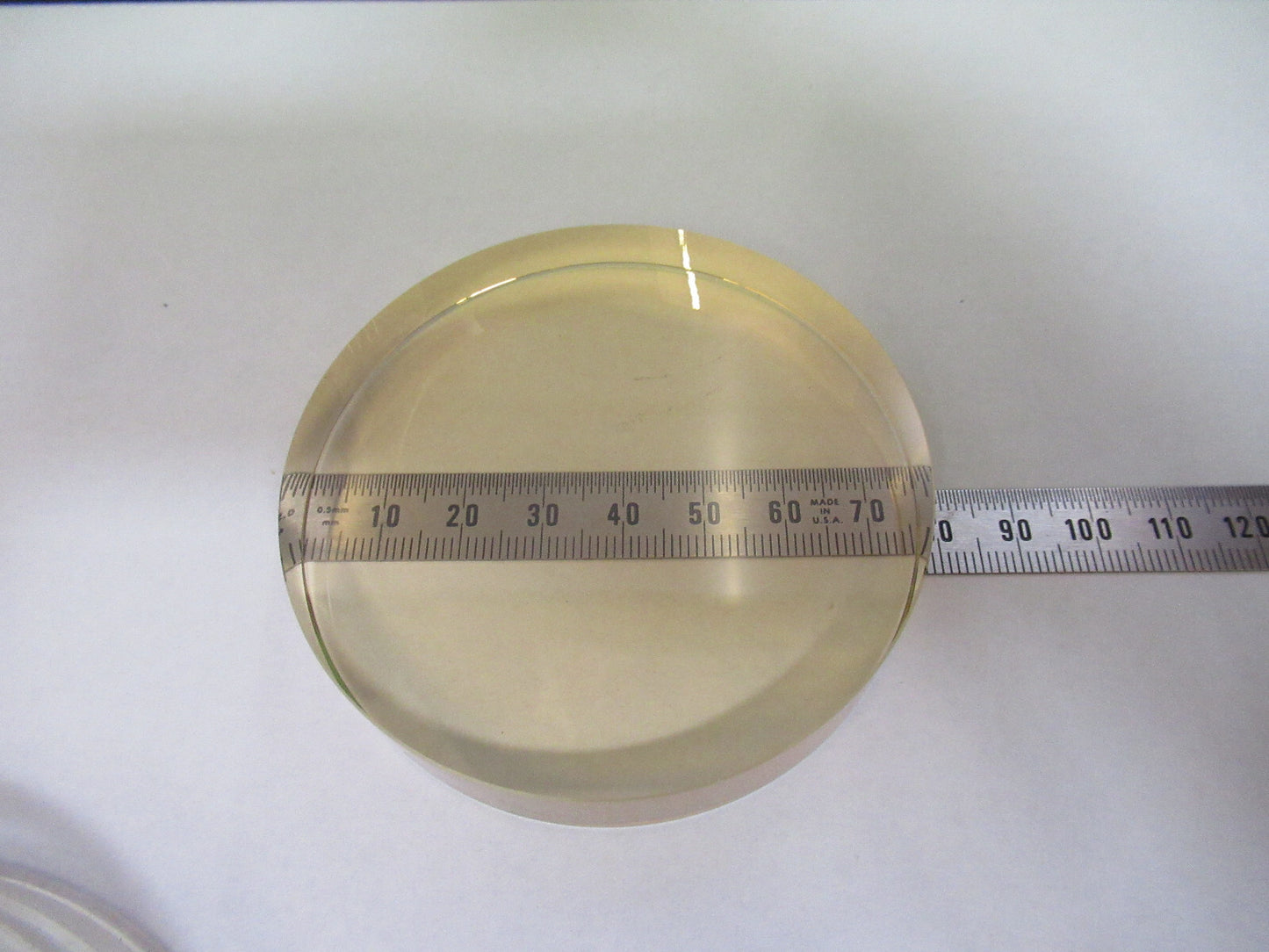OPTICAL FLAT ZERODUR POLISHED 1/10 WAVE LASER OPTICS AS PICTURED &R7-B-07x