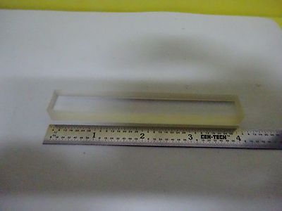 OPTICAL RECTANGULAR PLANO CONCAVE LASER LENS OPTICS AS IS BIN#P7-26