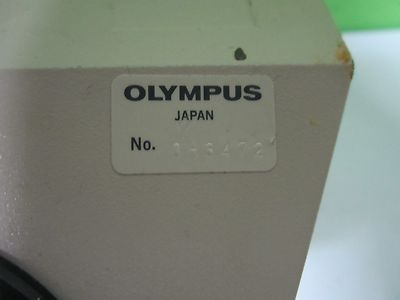 MICROSCOPE PART OLYMPUS JAPAN BINOCULAR HEAD OPTICS AS IS BIN#65-17