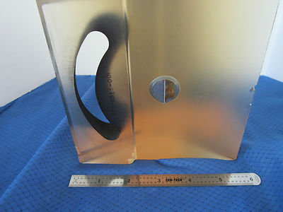 LARGE OPTICAL ZERODUR BLOCK MIL SPEC some chips around it OPTICS  AS IS BIN-OPT
