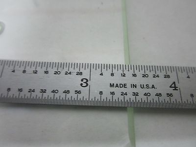 MICROSCOPE PART VINTAGE GLASS SPECIMEN STAGE TABLE [chipped] AS IS BIN#R6-B-08