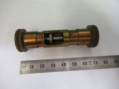 ANTIQUE SPENCER BRASS MICRO ADJUST MICROSCOPE PART AS PICTURED X6-A-62