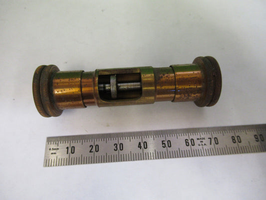 Antique Spencer Lens Co. Brass Micro Adjust Microscope Part