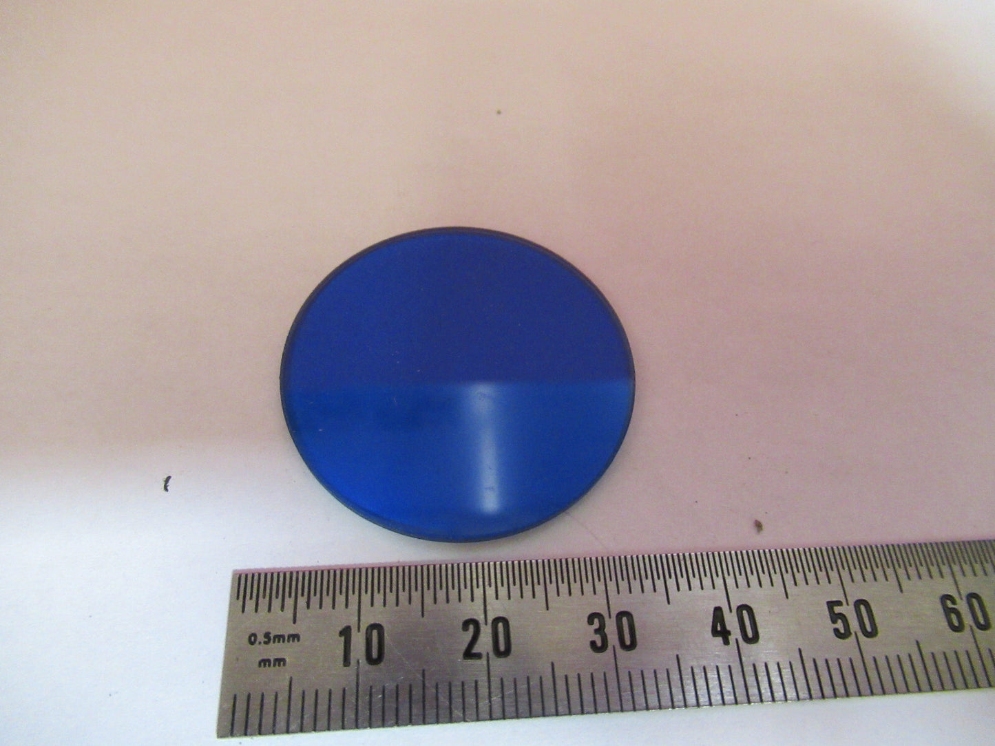 NIKON JAPAN GLASS BLUE FILTER OPTICS MICROSCOPE PART AS PICTURED  T7-A-09