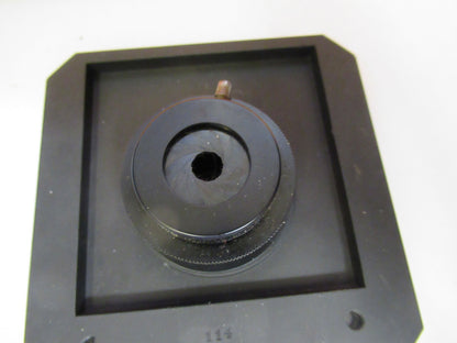 UNITRON STAGE + IRIS TABLE MICROMETER MICROSCOPE PART AS PICTURED Y1-A-54