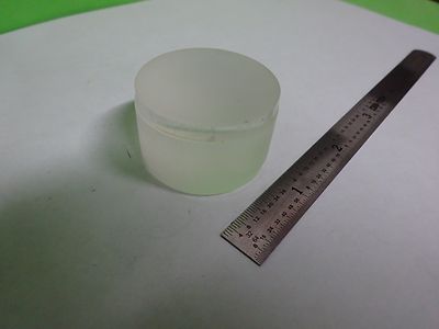 MICROSCOPE PART OPTICAL LENS DIFFUSER FROSTED CONVEX THICK AS IS OPTICS BN#V7-26