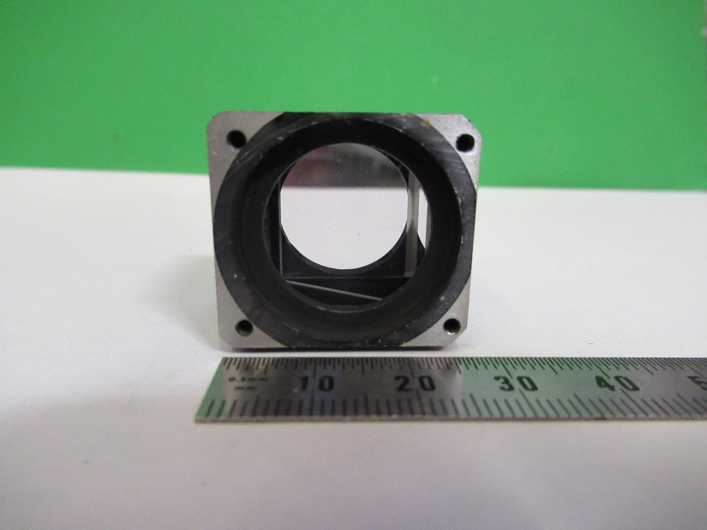 NIKON JAPAN HEAD GLASS PRISM OPTICS MICROSCOPE PART AS PICTURED T4-B-14