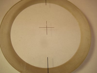 Optical Target Crosshair Collimator Fused silica Optics