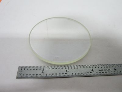 MICROSCOPE OPTICAL FLAT GLASS STAGE WINDOW OPTICS OLYMPUS NIKON AS IS BIN#J9-05
