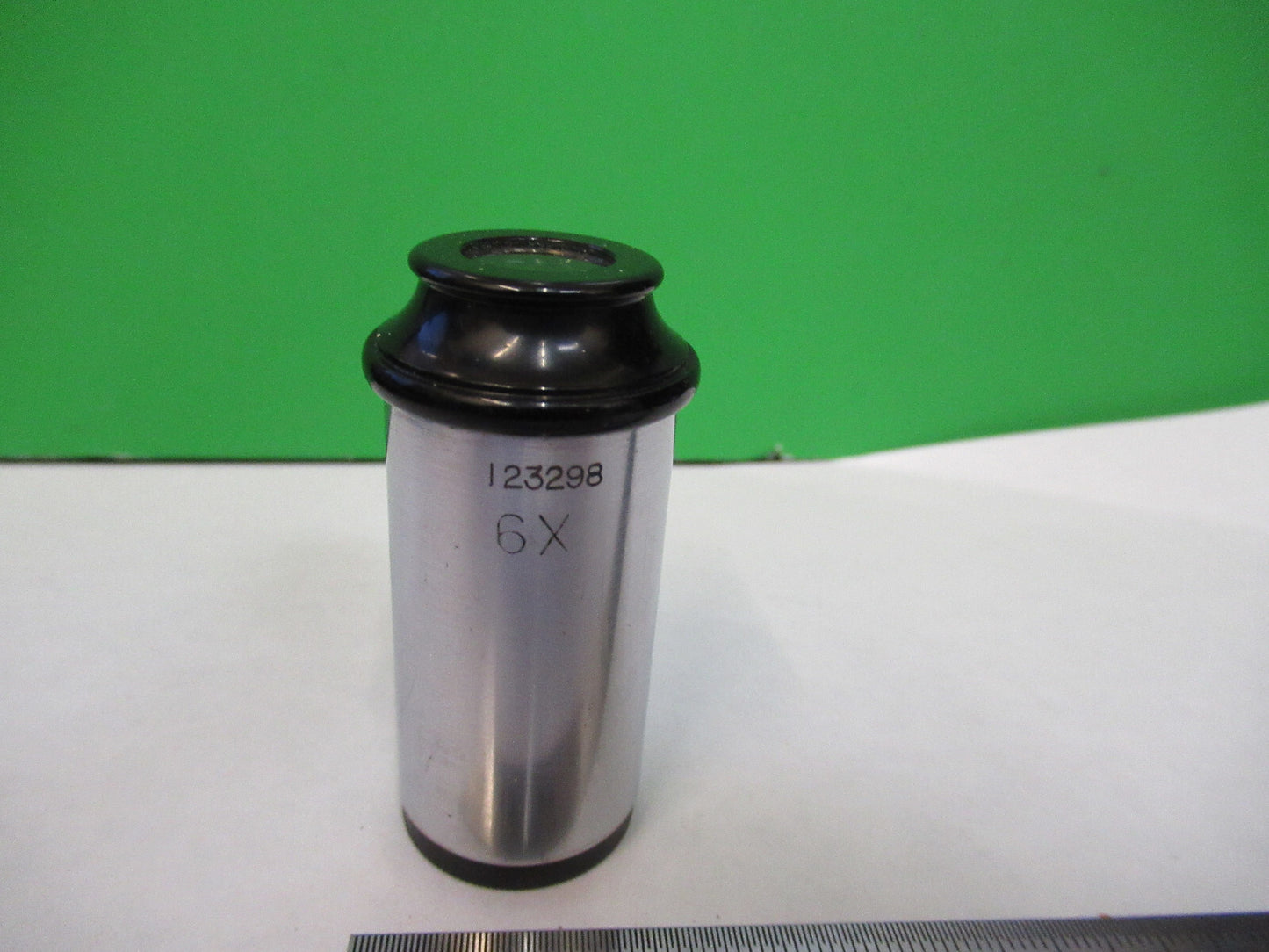 Antique 6X Eyepiece Lens Optics Microscope Part