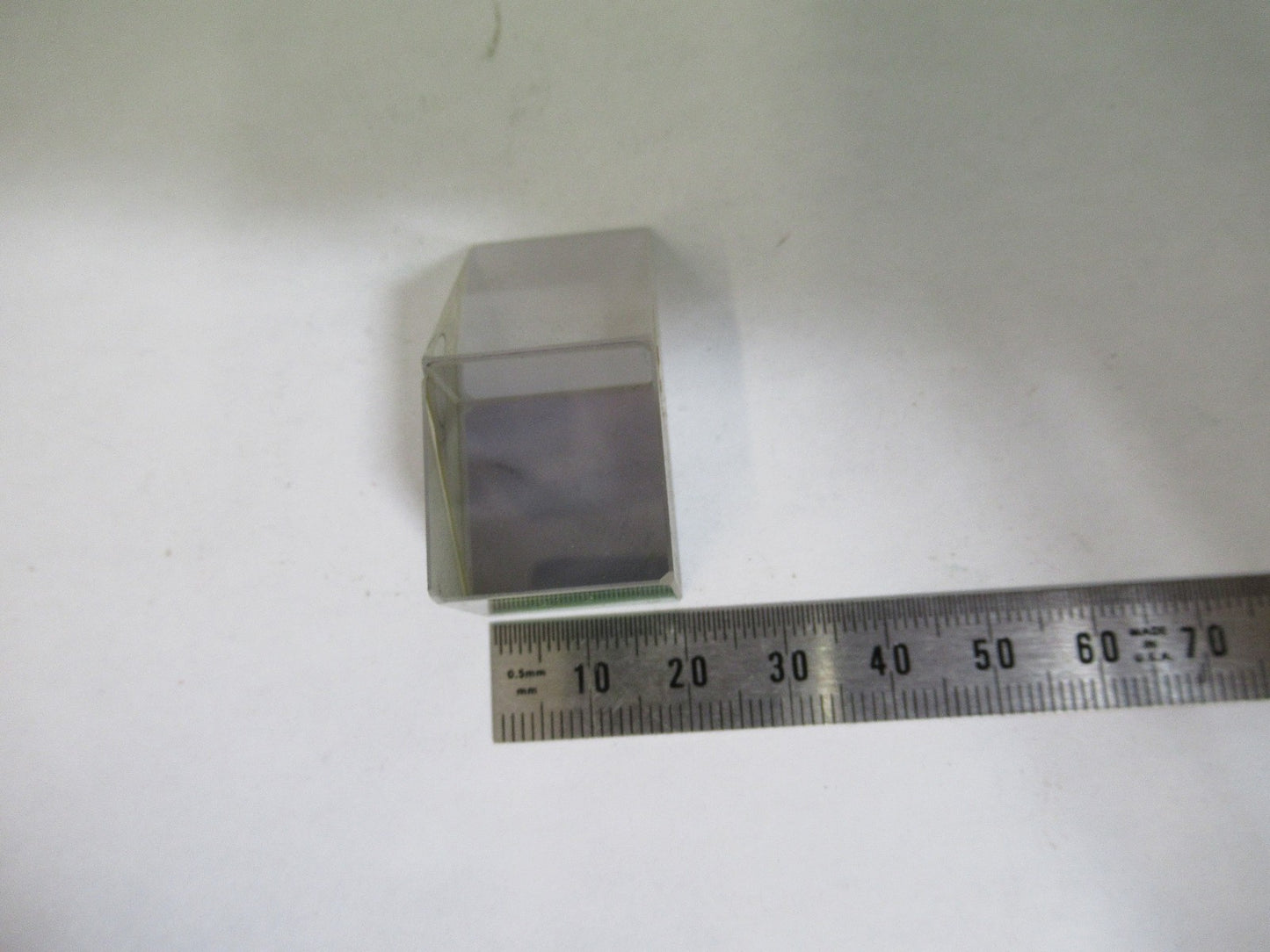 BAUSCH LOMB GLASS PRISM HEAD OPTICS MICROSCOPE PART T8-B-38