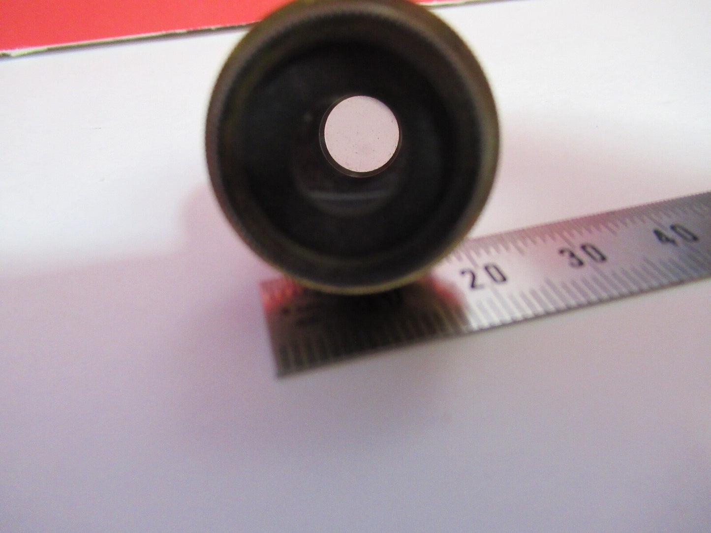 ANTIQUE BRASS BAUSCH LOMB 16mm OBJECTIVE MICROSCOPE PART AS PICTURED Q2-42