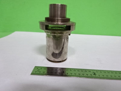 MICROSCOPE PART WITH SLOT FOR SLIDE [dirty cloudy] OPTICS AS IS #AE-30