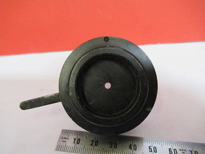 AO SPENCER CONDENSER + IRIS ANTIQUE MICROSCOPE PART AS PICTURED 6V-FT-70