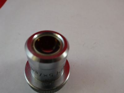 MIKROSKOPTEIL OBJEKTIV LEITZ NPL 5X OPTICS AS IS BIN#K8-B-05