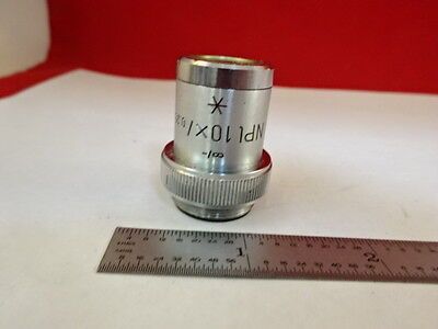 MIKROSKOPTEIL OBJEKTIVLINSE LEITZ GERMANY NPL 10X STAR OPTICS BIN#L8-A-09