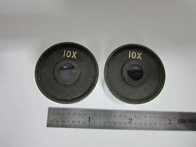 Lot 2 Ea Microscope Eyepiece 10X Optics