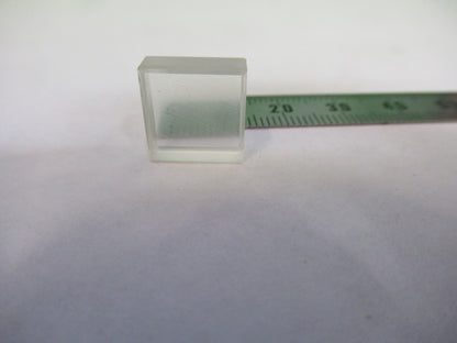 OPTICAL BEAM SPLITTER MINI BLOCK GLASS FLAT OPTICS AS PICTURED U8-A-29
