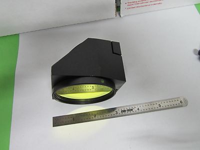 MICROSCOPE PART OPTICAL FILTER MOUNTED NICE OPTICS BIN#F3-06